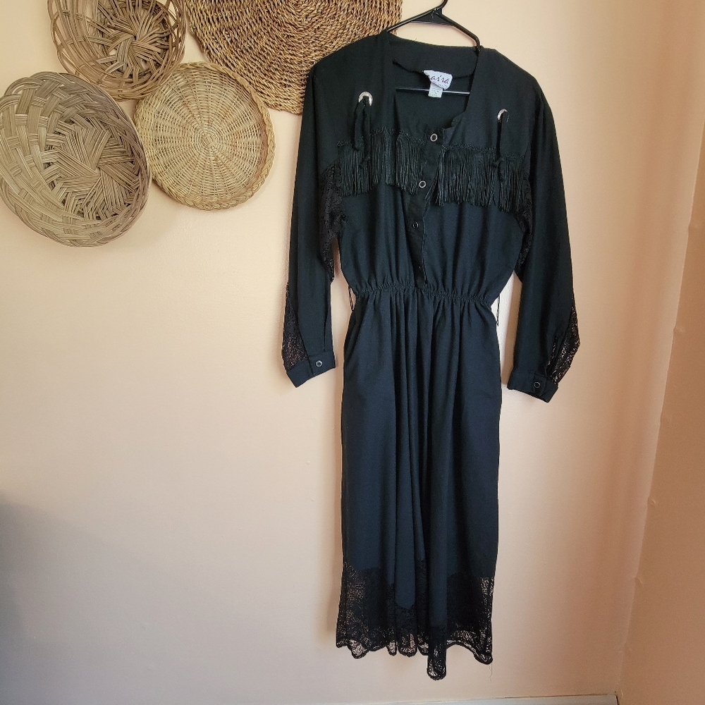 Vintage Saśsa Western Dress - Picture 2 of 12